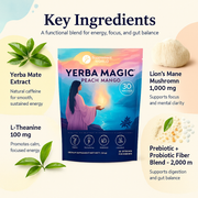 Yerba Mate Peach Mango — Energy Support