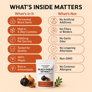 Fermented Black Garlic Extract for Digestive, Gut & Antioxidant Support