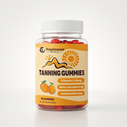 Tanning Gummies – Sunless Tanning Supplement with Astaxanthin, Beta-Carotene & Vitamin C for Skin Health