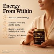 NMN NAD+ Support – 4-in-1 NAD Booster Supplement for Cellular Energy & Cognitive Support