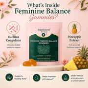 Feminine Balance Gummies – Intimate Wellness, pH & Freshness Support