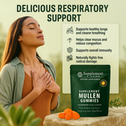 Mullein Gummies for Respiratory Wellness & Daily Herbal Support