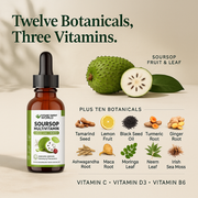 Soursop with Multivitamin Liquid Drops – Digestive, Energy & Daily Wellness Support