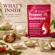 Protein Gummies – 20g Plant-Based Protein, Hair Strength & Daily Nutrition Support