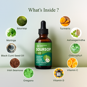 Soursop Liquid Drops – 10-in-1 Immune, Energy & Digestive Support