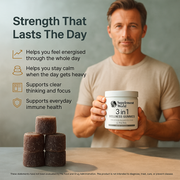 3-in-1 Wellness Gummies – Energy, Vitality & Focus Support