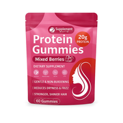 Protein Gummies – 20g Plant-Based Protein, Hair Strength & Daily Nutrition Support