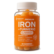 Iron Gummies with Turmeric & Vitamin C – Energy & Red Blood Cell Support