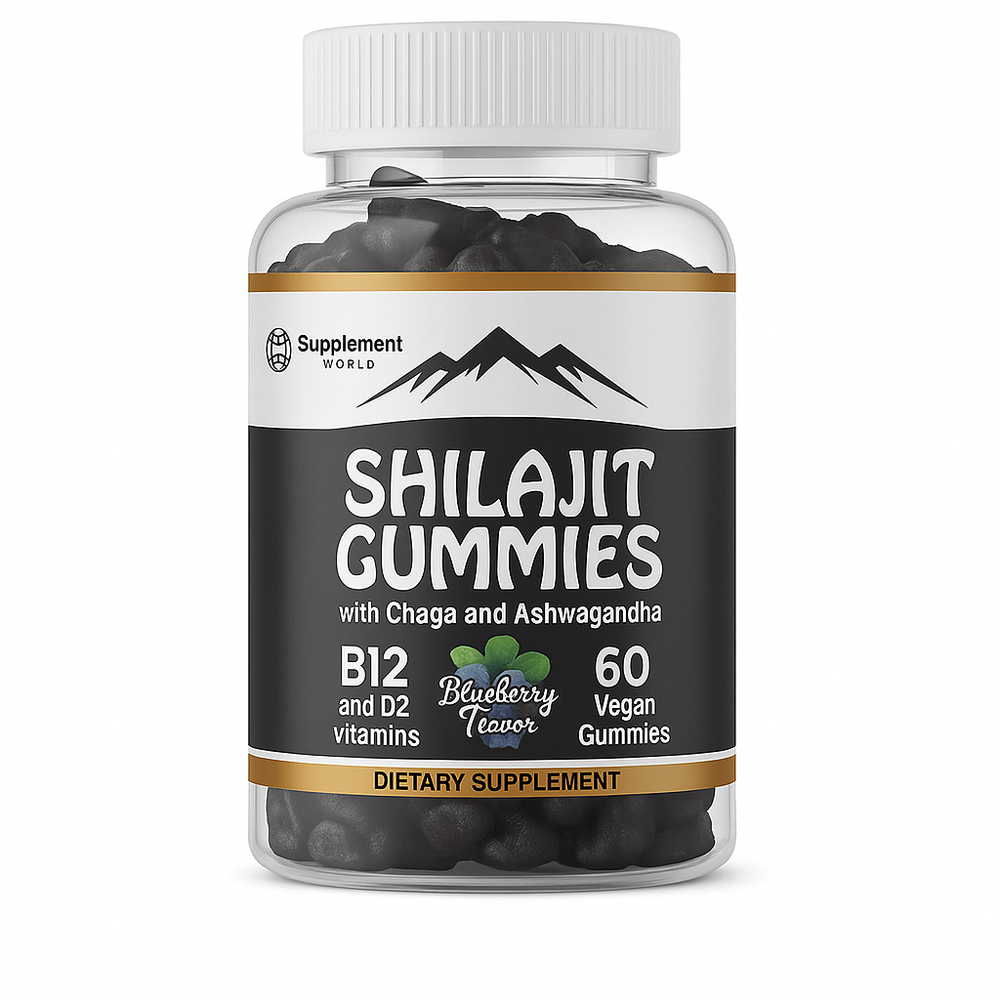 Shilajit Gummies with Chaga & Ashwagandha