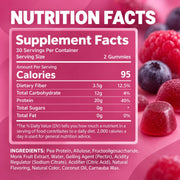 Protein Gummies – 20g Plant-Based Protein, Hair Strength & Daily Nutrition Support