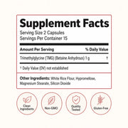Trimethylglycine TMG Supplement – Liver Support & Homocysteine Balance