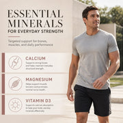 Zinc Magnesium Calcium Gummies with Vitamin D3 – Bone & Muscle Support