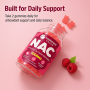 NAC Gummies 1000mg – N-Acetyl Cysteine for Glutathione, Antioxidant, Immune & Liver Support