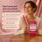 Women Multi-Mineral Honey Sticks - Shilajit, Shatavari & Saffron