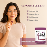 Hair Growth Gummies – Biotin, Collagen & Hair, Skin and Nail Support