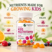 Organic Children’s Multivitamin Gummies – Growth, Immune & Bone Support