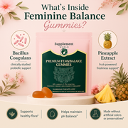 Feminine Balance Gummies – Intimate Wellness, pH & Freshness Support