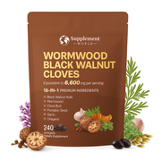 Wormwood Black Walnut Cloves Capsules - Energy & Metabolism Boost