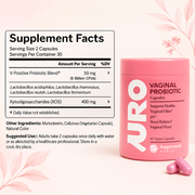 Vaginal Probiotic Capsules – with 5 Billion CFUs for pH & Odor Balance