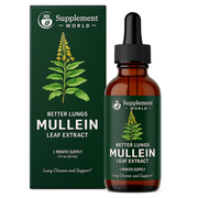Mullein Liquid Drops with Chlorophyll – Support Clear Breathing, Lung Health & Respiratory Wellness