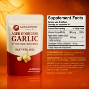 Aged Odorless Garlic with CoQ10 Ubiquinol