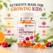 Organic Children’s Multivitamin Gummies – Growth, Immune & Bone Support