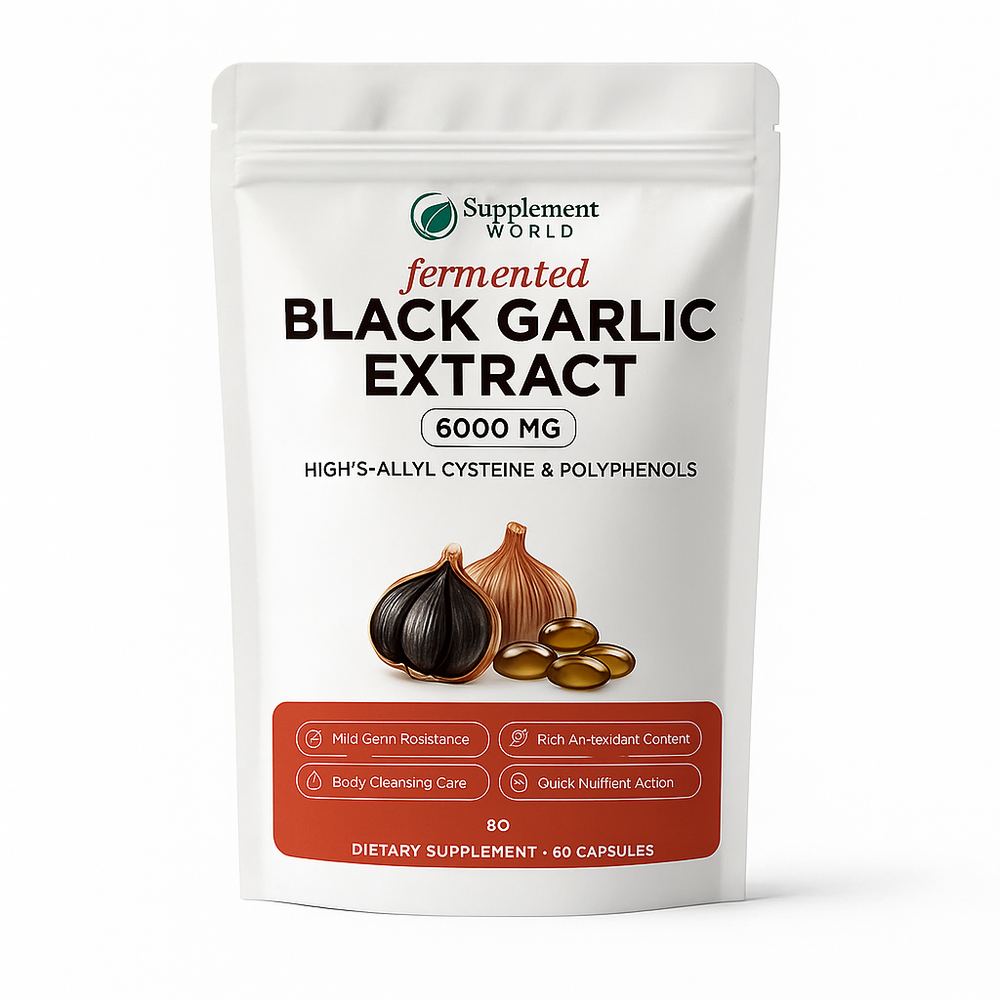 Fermented Black Garlic Extract for Digestive, Gut & Antioxidant Support