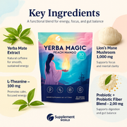 Yerba Mate Peach Mango — Energy Support