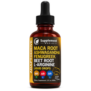 Organic Maca Root Liquid Drops with Ashwagandha & Beet Root – Energy & Stamina Support