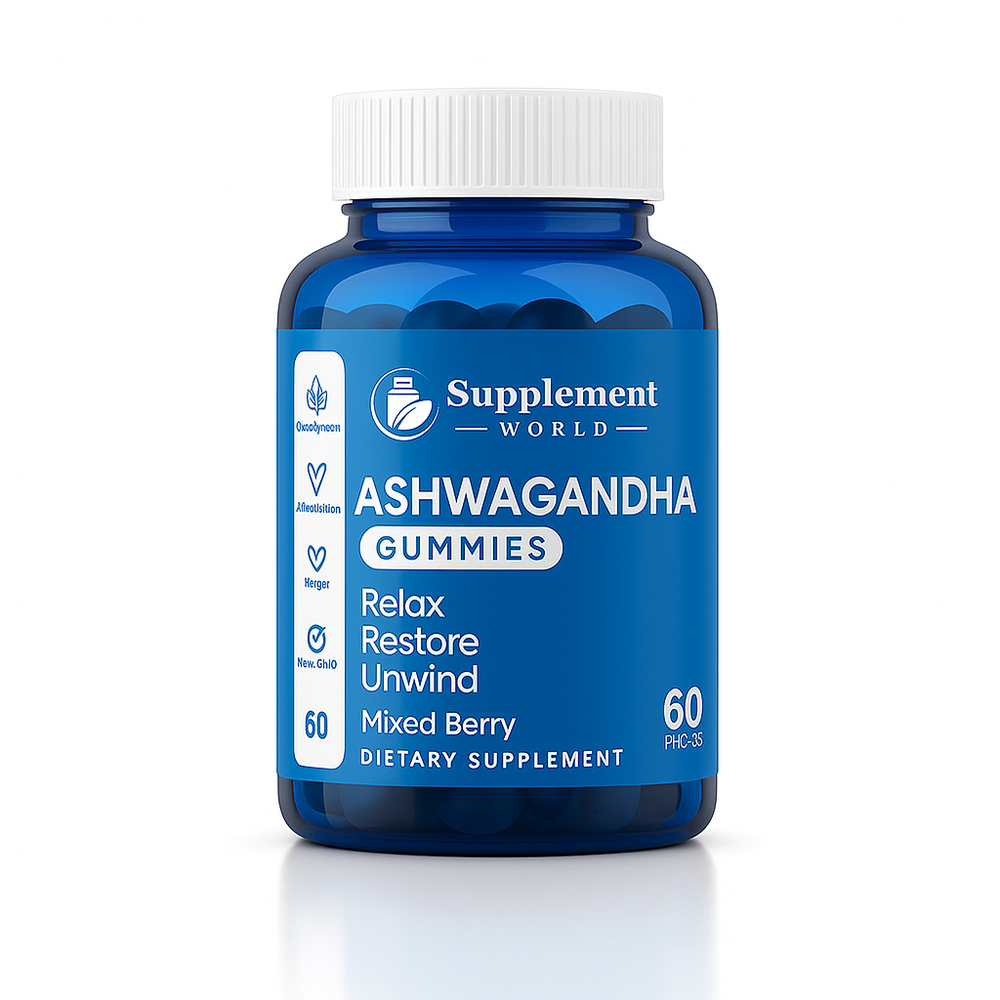 Ashwagandha Gummies with KSM-66 & Vitamin D – Calm, Stress Balance, Sleep & Focus Support