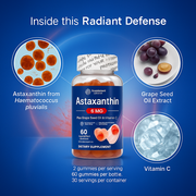 Astaxanthin Gummies – 6 mg for Skin Health & Antioxidant Support