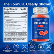 Astaxanthin Gummies – 6 mg for Skin Health & Antioxidant Support