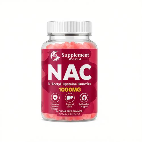 NAC Gummies 1000mg – N-Acetyl Cysteine for Glutathione, Antioxidant, Immune & Liver Support