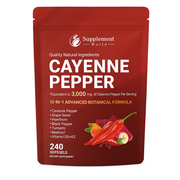Cayenne Pepper Softgels – Metabolism, Circulation & Energy Support