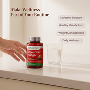 Apple Cider Vinegar 2400 mg – Metabolism & Digestion Support Capsules