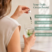Liquid Chlorophyll Drops for Internal Freshness, Skin Health & Antioxidant Support – Peppermint Flavor