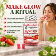 Glutathione Collagen Glow Gummies - Skin, Hair & Nail Support