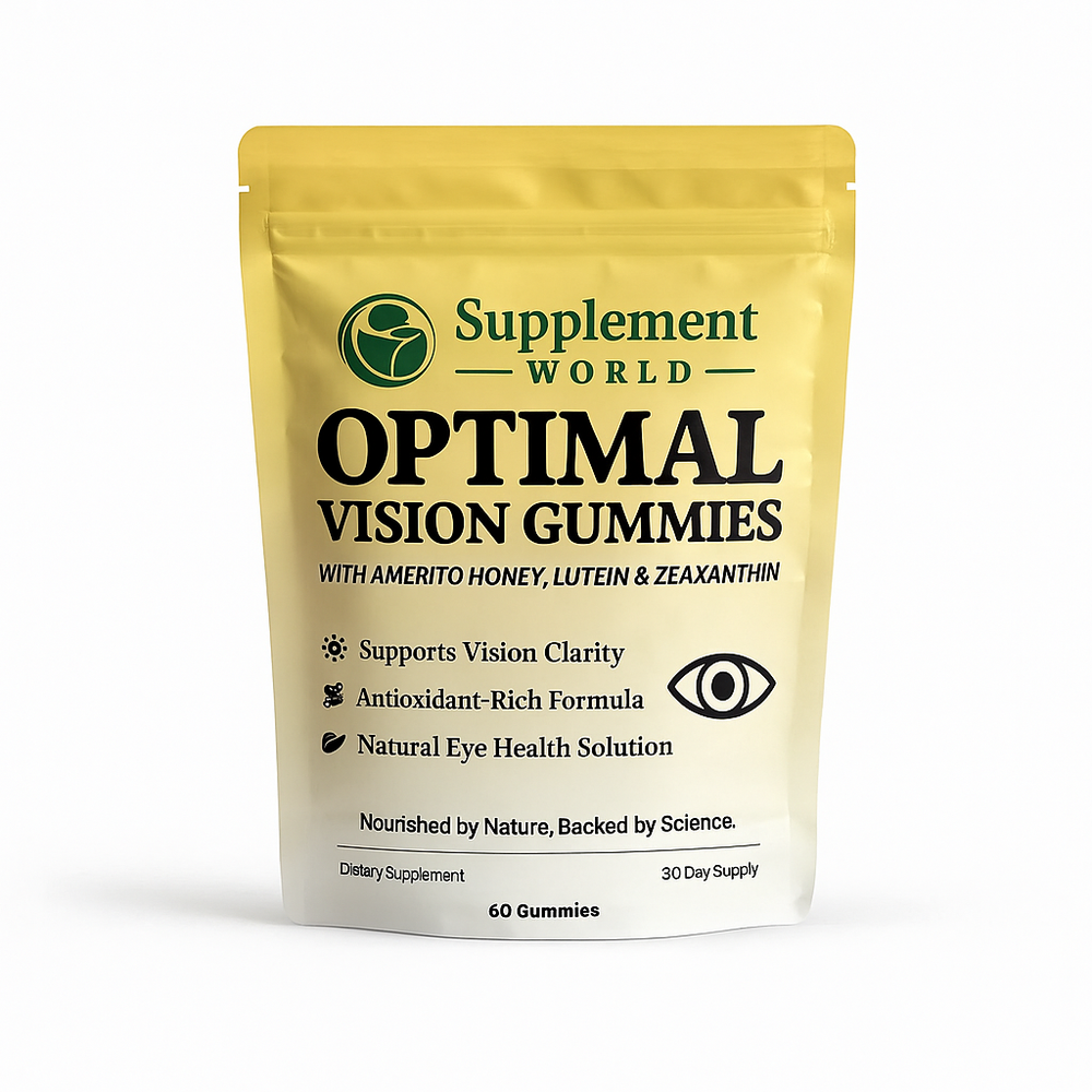 Optimal Vision Gummies – Eye Health Supplement with Lutein & Zeaxanthin for Vision Support