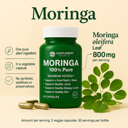 Moringa Leaf Powder Capsules – Antioxidant, Energy & Daily Vitality Support