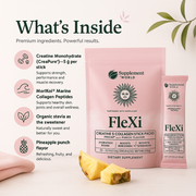 FleXi Creatine & Collagen Stick Packs — 5g Creatine