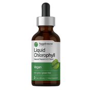 Liquid Chlorophyll Drops for Internal Freshness, Skin Health & Antioxidant Support – Peppermint Flavor