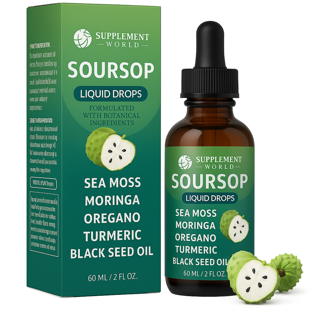 Soursop Liquid Drops – 10-in-1 Immune, Energy & Digestive Support
