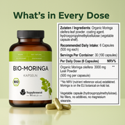 Bio Moringa Capsules – Moringa Leaf Powder for Daily Nutrition Support