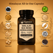 Himalayan All-in-One Capsules - Shilajit, Sea Moss & Ashwagandha