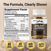 Shilajit Gummies with Chaga & Ashwagandha