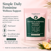 Feminine Balance Gummies – Intimate Wellness, pH & Freshness Support