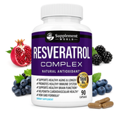 Resveratrol Complex 1800 mg – Trans-Resveratrol Antioxidant Supplement for Healthy Aging, Skin & Immune Support