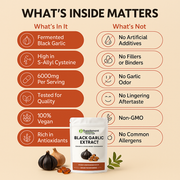 Fermented Black Garlic Extract for Digestive, Gut & Antioxidant Support