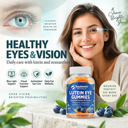 Lutein Eye Gummies with Zeaxanthin – Vision, Clarity & Antioxidant Support