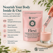 FleXi Creatine & Collagen Stick Packs — 5g Creatine